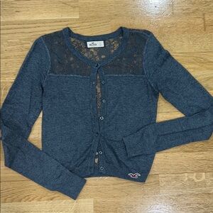 Hollister lace cardigan